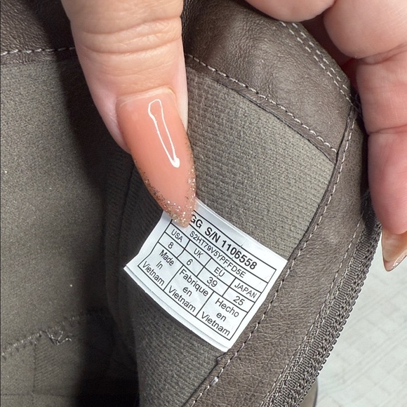 Ugg Potrero Waterproof Wedge Bootie Gray Suede Size 8 - Picture 8 of 9